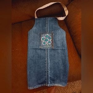Handmade Blue Jean Apron For Kids